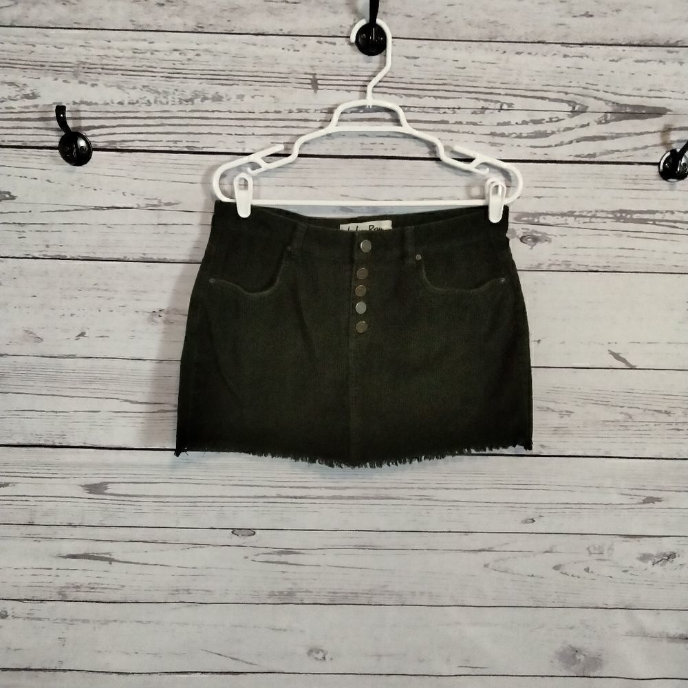 "Indigo Rein" woman's corturoy skirt